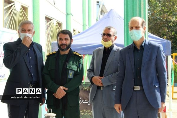 نواخته شدن زنگ ایثار و مقاومت درمدارس شهرستان گلوگاه