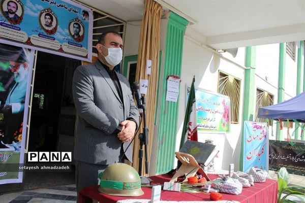 نواخته شدن زنگ ایثار و مقاومت درمدارس شهرستان گلوگاه