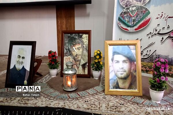 نواختن زنگ ایثار و مقاومت در منطقه ۵ تهران
