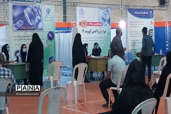 آغاز واکسینه دانش آموزان شهرستان کاشمر