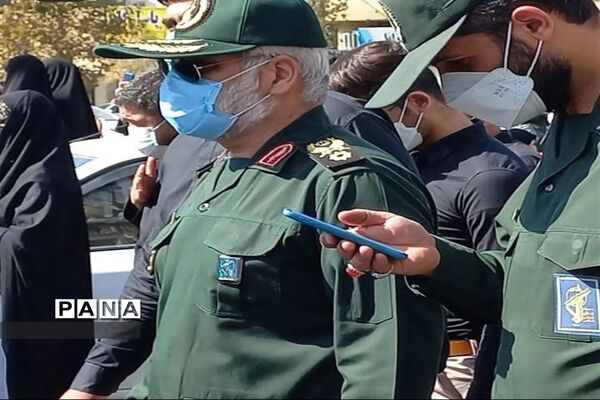 برگزاری مراسم تشییع شهید عابدی در مشکین دشت کرج