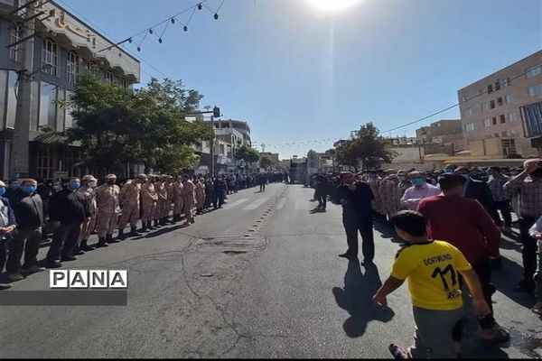 برگزاری مراسم تشییع شهید عابدی در مشکین دشت کرج