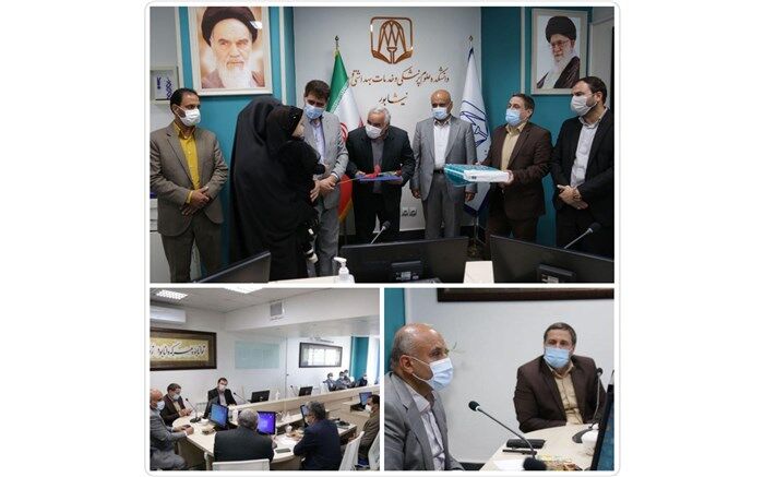 اهدای کمک‌های مومنانه کارکنان جهاد کشاورزی نیشابور به بخش درمان