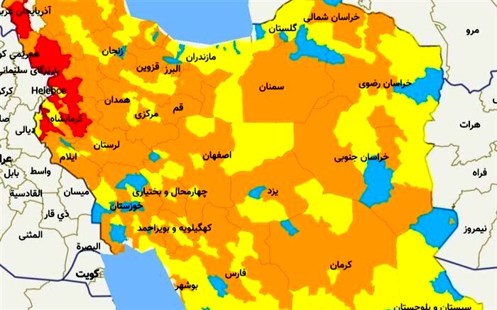 یک شهرستان گیلان به وضعیت آبی کرونایی درآمد