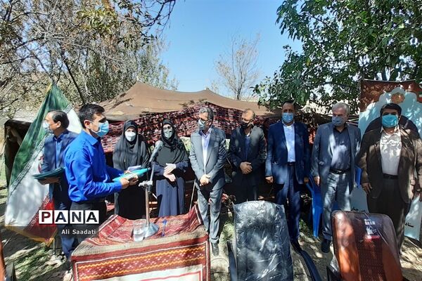 نواختن زنگ آغاز فعالیت مدارس عشایری خراسان رضوی