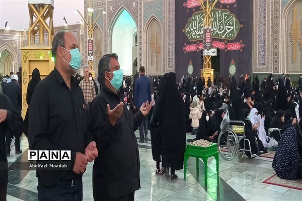 حال و هوای صحن حرم امام رضا (ع) در شب رحلت پیامبر (ص)  و شهادت امام حسن مجتبی (ع)