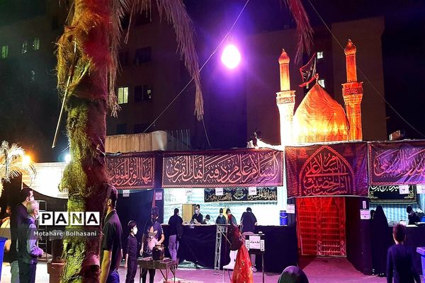 برپایی موکب احباب، به مناسبت رحلت پیامبر (ص) در منطقه ۱۴