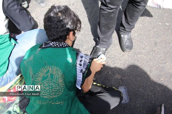 برپایی موکب سلطان خراسان توسط خادمیاران رضوی منطقه ۱۴