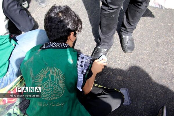 برپایی موکب سلطان خراسان توسط خادمیاران رضوی منطقه ۱۴
