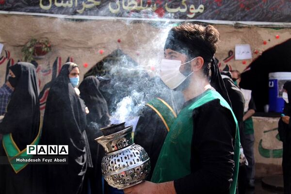 برپایی موکب سلطان خراسان توسط خادمیاران رضوی منطقه ۱۴