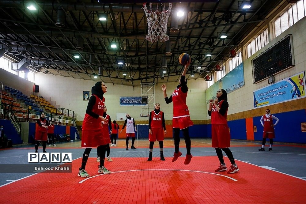 دومین مرحله  اردو آماده سازی تیم ملی بسکتبال  سه نفره بانوان