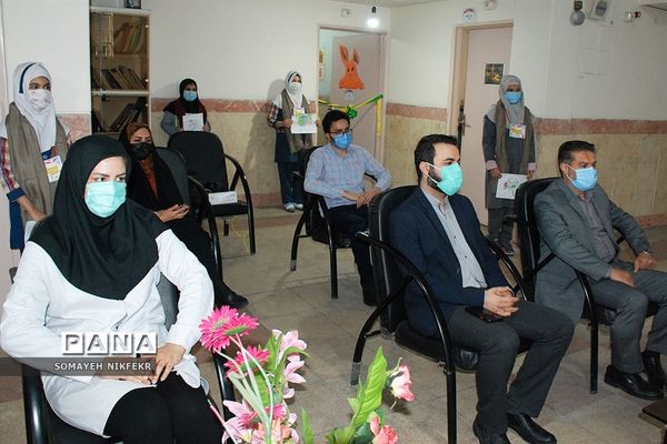 آیین افتتاح اتاق بهداشت درسه دبستان ناحیه یک ری، به مناسبت هفته سلامت