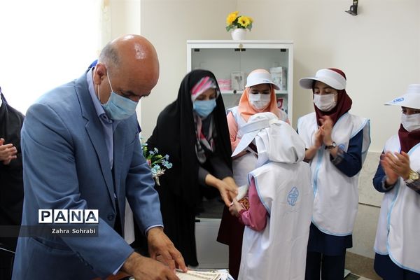 مراسم افتتاح تجهیزات اتاق بهداشت آموزشگاه شهید زین‌الدین آموزش و پرورش اسلامشهر