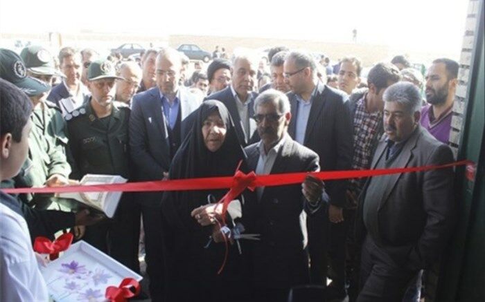 افتتاح اولین سالن ورزشی در روستای شفیع آباد بردسکن