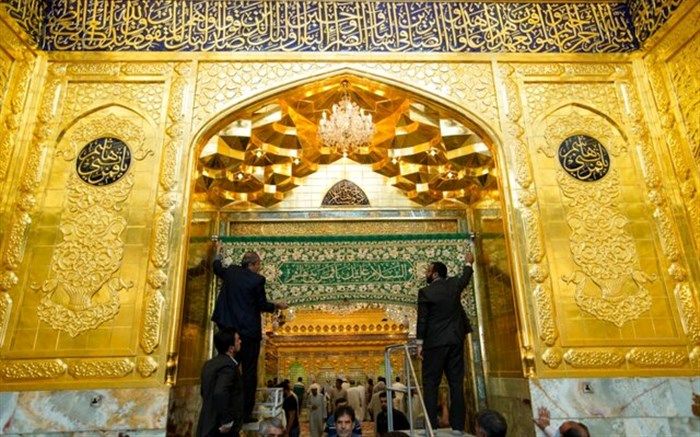 نصب پرده‌های خاص در حرم حضرت ابوالفضل (ع)