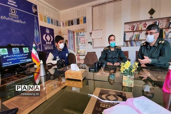 بازدید فرمانده سپاه بافق از دفتر خبرگزاری پانا این شهرستان