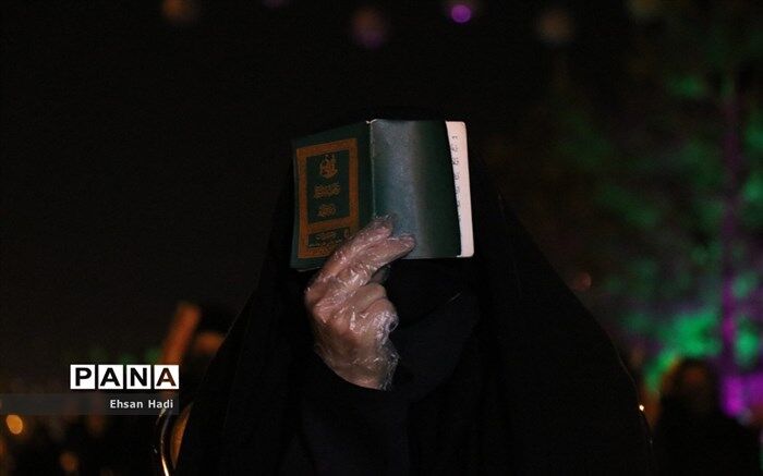 برگزاری آئین  معنوی احیاءشب نوزدهم ماه رمضان در بهاباد