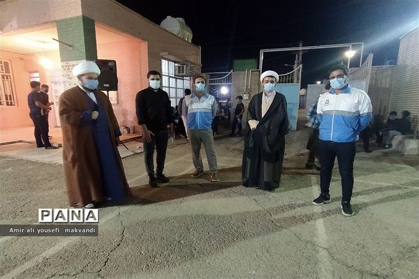 مراسم احیای شب های قدر در شهرستان امیدیه و میانکوه