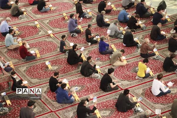 برگزاری شب قدر در حرم حضرت محمد هلال بن علی آران و بیدگل