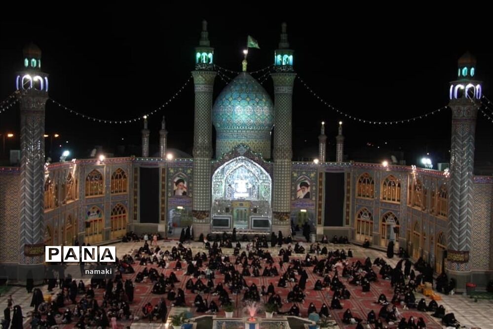 برگزاری شب قدر در حرم حضرت محمد هلال بن علی آران و بیدگل