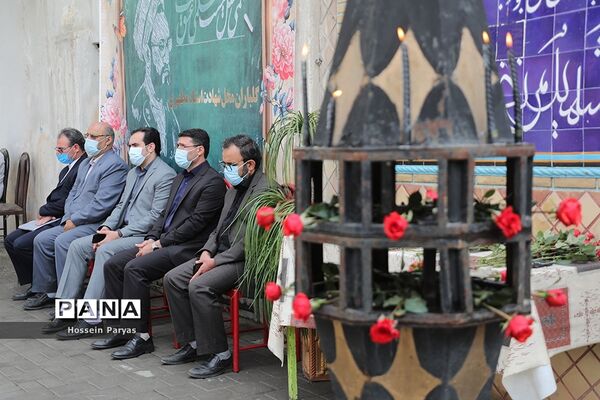 مراسم گلباران محل شهادت شهید مطهری و گرامیداشت روز معلم