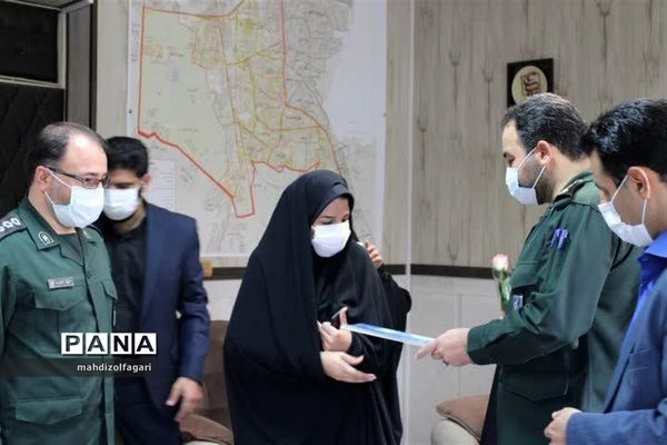 دیدار فرمانده سپاه حضرت عبدالعظیم حسینی (ع) با  مدیر آموزش و پرورش ناحیه دو شهر ری