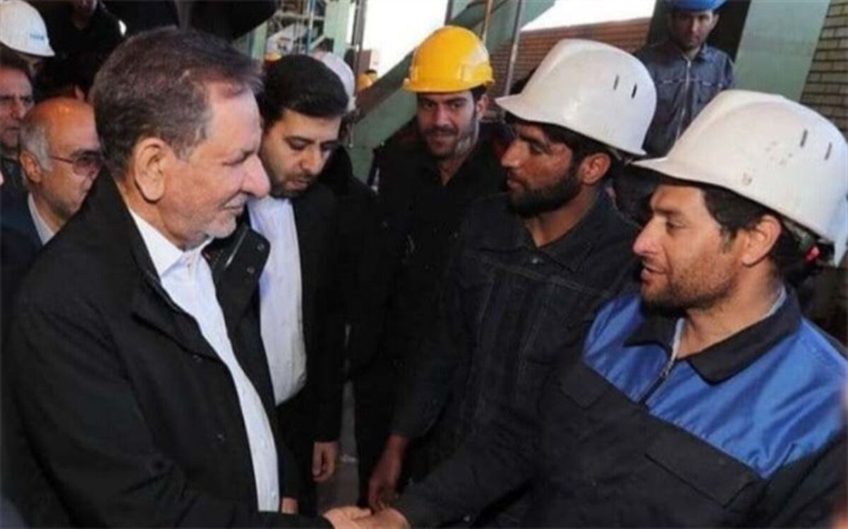جهانگیری: نقش بی بدیل کارگران در تولید کشور بر همگان روشن است