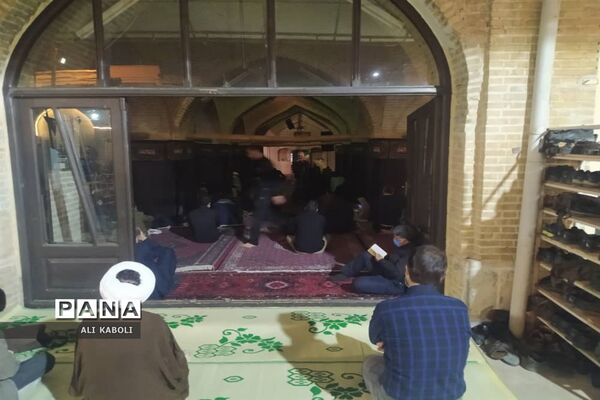 مراسم شب های قدر در مسجد ولیعصر هیات فاطمیون زنجان