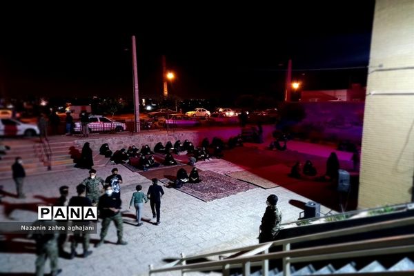 مراسم گرامیداشت شهیدان تازه تفحص شده درشهرستان رباط کریم