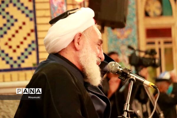 مراسم احیا شب بیست و یکم رمضان در صحن حرم مطهر حضرت محمد هلال بن علی (ع)