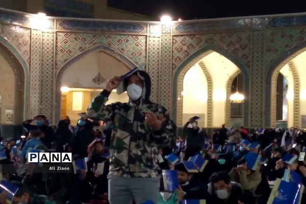 مراسم احیای شب قدر در حرم مطهر رضوی