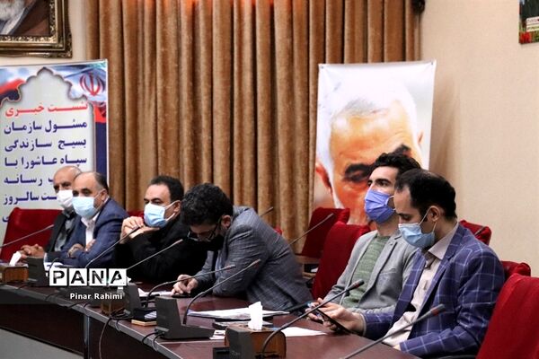 برگزاری نشست خبری مسئول سازمان بسیج سازندگی سپاه عاشورا آذربایجان شرقی