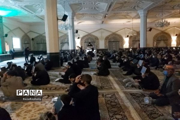 مراسم شب بیست و سوم ماه رمضان در زیارتگاه شهید مدرس کاشمر