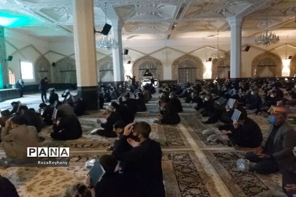 مراسم شب بیست و سوم ماه رمضان در زیارتگاه شهید مدرس کاشمر