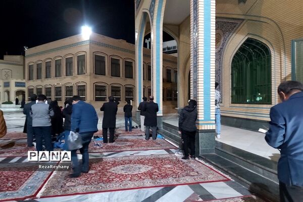 مراسم شب بیست و سوم ماه رمضان در زیارتگاه شهید مدرس کاشمر
