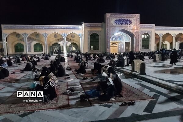 مراسم شب بیست و سوم ماه رمضان در زیارتگاه شهید مدرس کاشمر