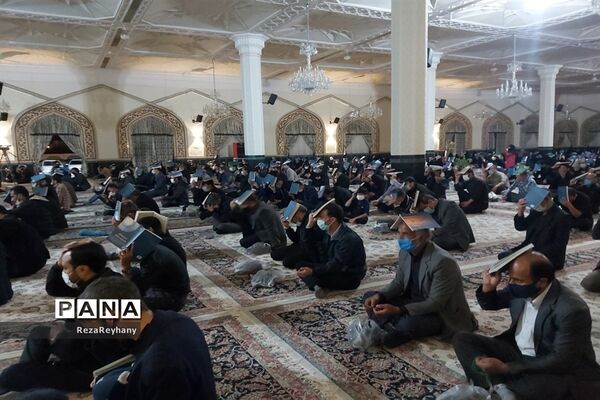 مراسم شب بیست و سوم ماه رمضان در زیارتگاه شهید مدرس کاشمر