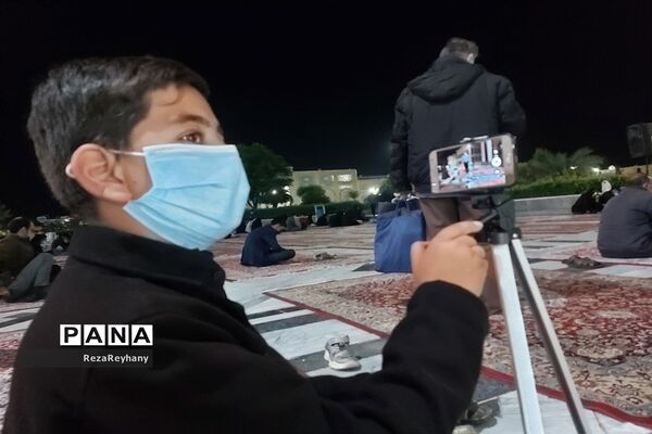 مراسم شب بیست و سوم ماه رمضان در زیارتگاه شهید مدرس کاشمر