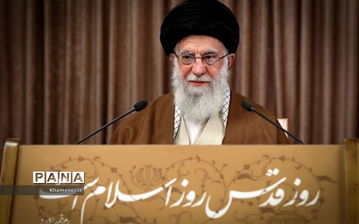 سخنرانی رهبر انقلاب به مناسبت روز قدس تا ساعاتی دیگر