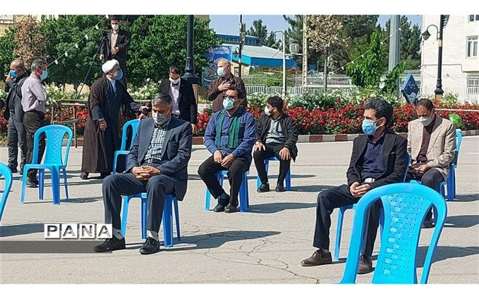 اهتزار پرچم فلسطین در بجنورد