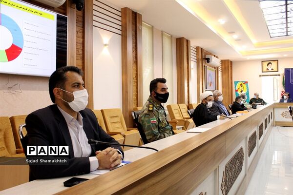 نشست  ستاد استانی مقابله با کرونا استان خوزستان