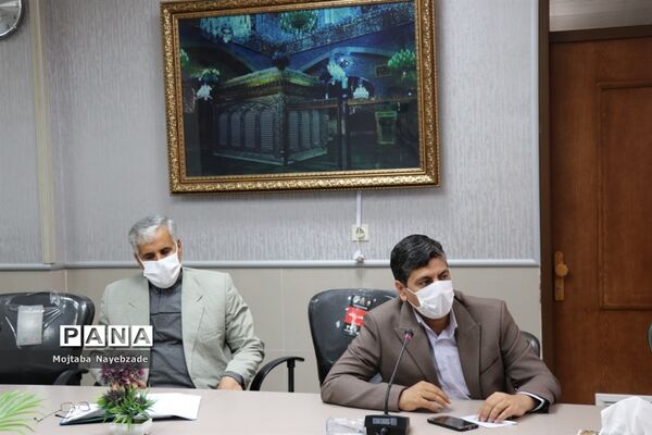 حضور معاون پرورشی و فرهنگی آموزش و پرورش خراسان رضوی و روسای ادارات داخلی این حوزه در ناحیه یک مشهد