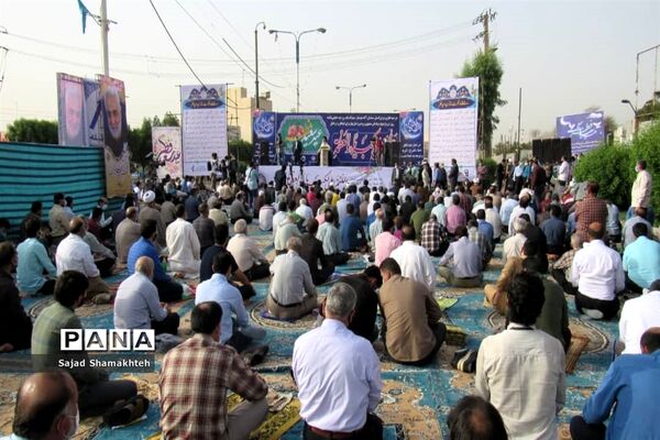 اقامه نماز عید فطر در اهواز