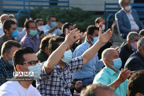 برگزاری نماز عید سعید فطر در فضای باز مصلی شهرستان قدس
