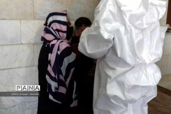 انجام  رایگان تست کرونا برای اهالی خاورشهر