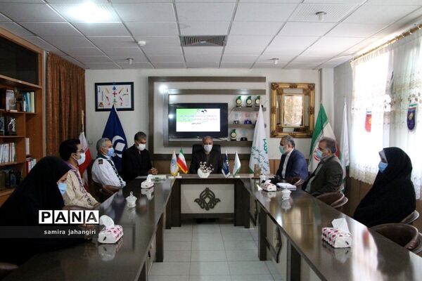 حضور مدیرکل آموزش و پرورش استان درسازمان دانش آموزی در سالروز تاسیس سازمان دانش آموزی