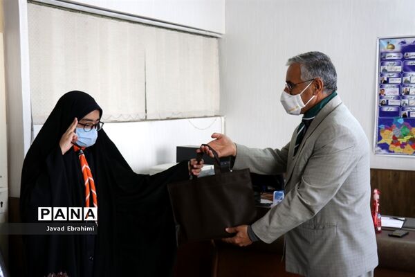 حضور پیشتازان در سازمان دانش آموزی خراسان رضوی  و تبریک سالروز تاسیس