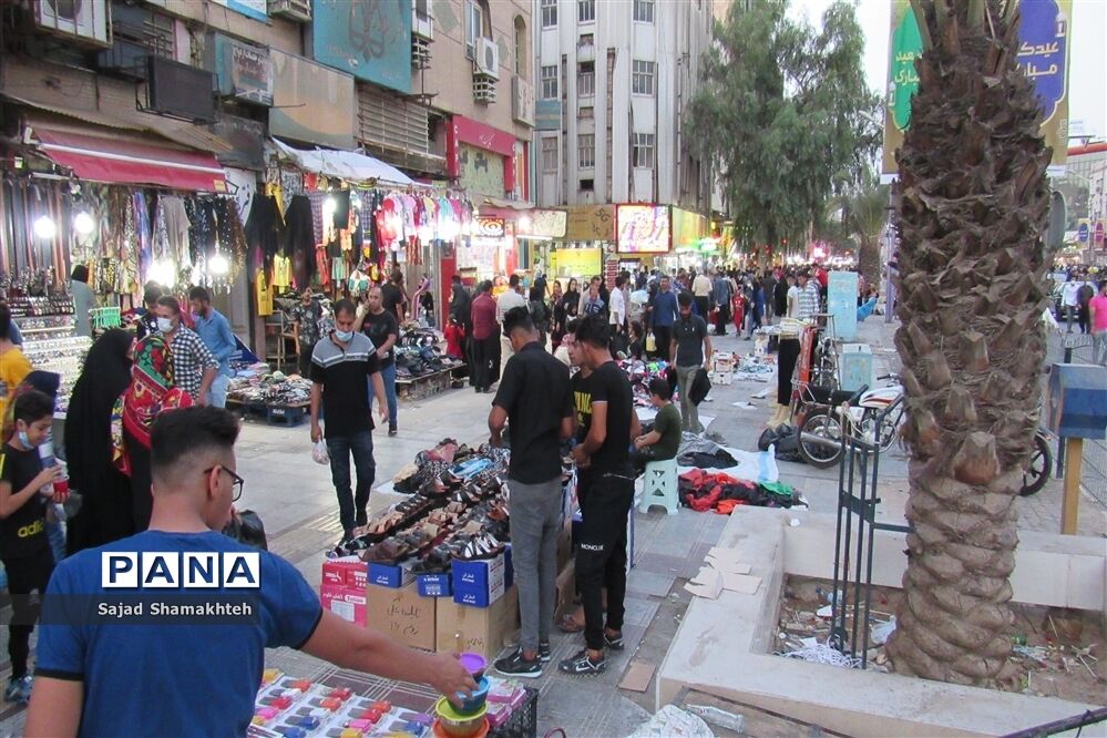 بازار اهواز در آستانه عید فطر زیر سایه کرونا