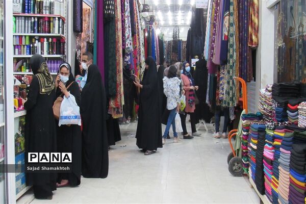 بازار اهواز در آستانه عید فطر زیر سایه کرونا