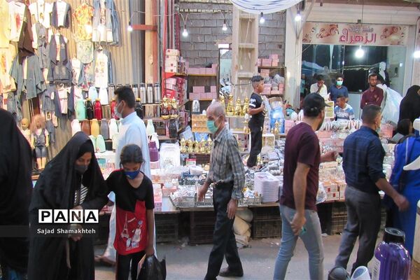 بازار اهواز در آستانه عید فطر زیر سایه کرونا